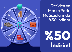 Deriden ve Marka Park Mağazalarında %50 İndirim