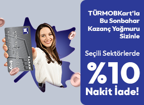 TÜRMOBKart’tan Seçili Markalarda %10 Nakit İade!