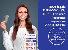TÜRMOBKartlılara Pazarama’da 200 TL İndirim!