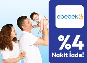 TÜRMOBkart ile e-bebek Mağazalarından Yapacağınız Alışverişlerde %4 Nakit İade Fırsatı Sizi Bekliyor.