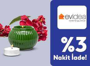 TÜRMOBkart ile Evidea Mağazalarından Yapacağınız Alışverişlerde %3 Nakit İade Fırsatı Sizi Bekliyor.