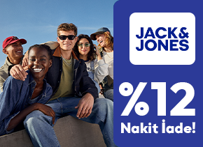 TÜRMOBkart Ile Jack&Jones Mağazalarından Yapacağınız Alışverişlerde %12 Nakit İade Fırsatı Sizi Bekliyor.