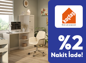 TÜRMOBkart ile Koçtaş Mağazalarından Yapacağınız Alışverişlerde %2 Nakit İade Fırsatı Sizi Bekliyor.