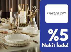 TÜRMOBKart ile Kütahya Porselen Mağazalarından Yapacağınız Alışverişlerde %5 Nakit İade Fırsatı Sizi Bekliyor.