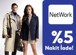 TÜRMOBkart ile Network Mağazalarından Yapacağınız Alışverişlerde %5 Nakit İade Fırsatı Sizi Bekliyor. 