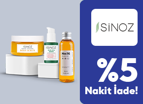 TÜRMOBKartlılara Sinoz Kozmetik’te %5 Nakit İade!
