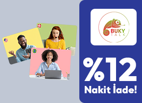 TÜRMOBkart ile Bukytalk.com mağazalarından yapacağınız alışverişlerde %12 nakit iade fırsatı sizi bekliyor.