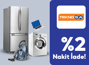 TÜRMOBkart ile Teknosa Mağazalarından Yapacağınız Alışverişlerde %2 Nakit İade Fırsatı Sizi Bekliyor.