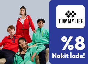 TÜRMOBkart ile TOMMYLIFE Mağazalarından Yapacağınız Alışverişlerde %8 Nakit İade Fırsatı Sizi Bekliyor.
